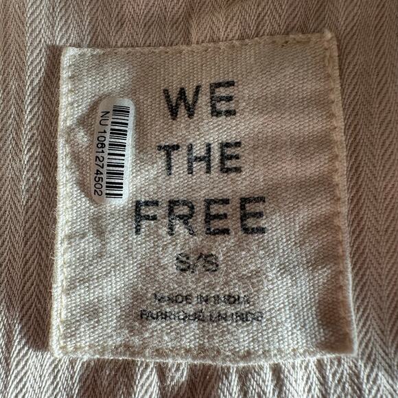 Free People We The Free Khaki Perry Military Duster Trench Coat NWOT- S - Picture 6 of 13